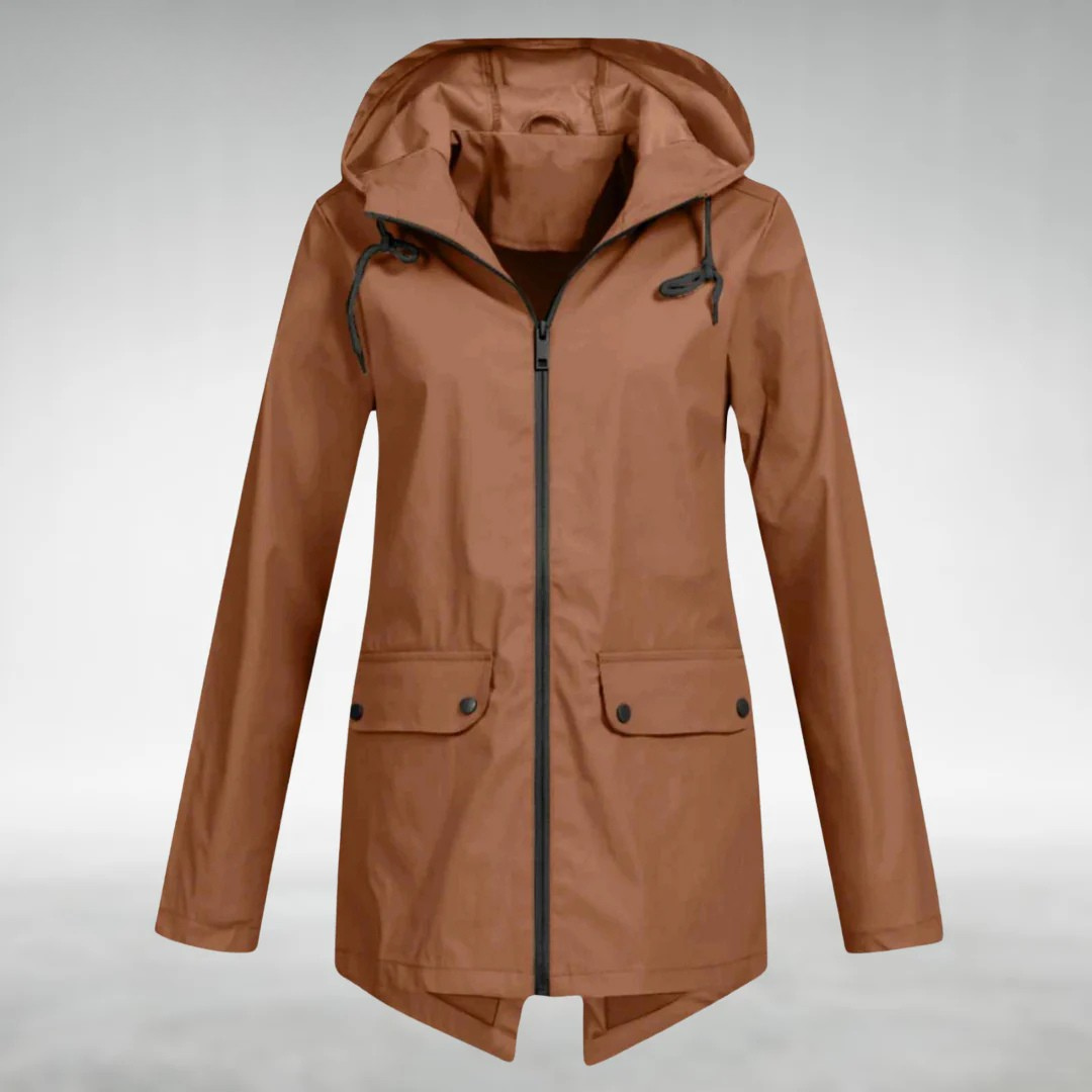 Calira – Imperméable à capuche ajustable