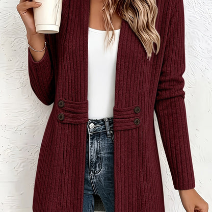 Velira – Cardigan en tricot à double boutonnage