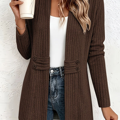 Velira – Cardigan en tricot à double boutonnage