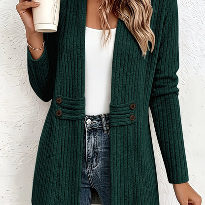Velira – Cardigan en tricot à double boutonnage