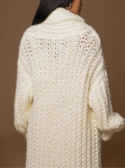 Renali – Manteau tricoté à col châle