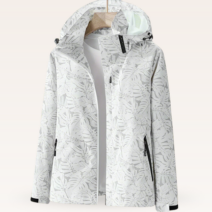Luniva – veste imperméable à imprimé feuillage