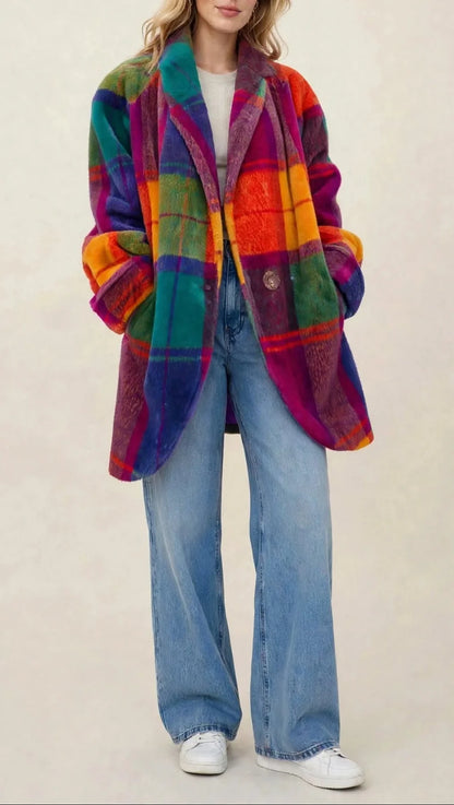 Manteau Arka À Carreaux Multicolore
