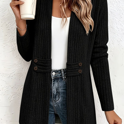 Velira – Cardigan en tricot à double boutonnage
