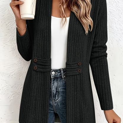 Velira – Cardigan en tricot à double boutonnage