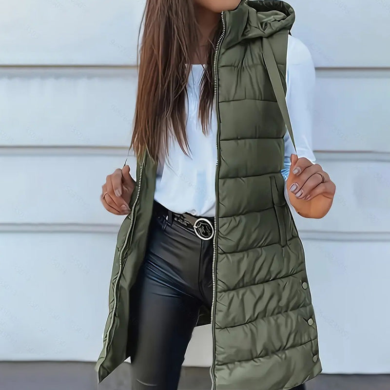 Luniva – Veste matelassée sans manches en coton