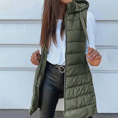 Luniva – Veste matelassée sans manches en coton