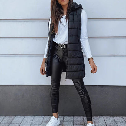Luniva – Veste matelassée sans manches en coton