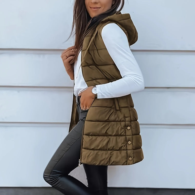 Luniva – Veste matelassée sans manches en coton