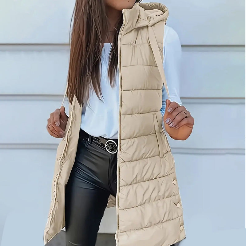 Luniva – Veste matelassée sans manches en coton