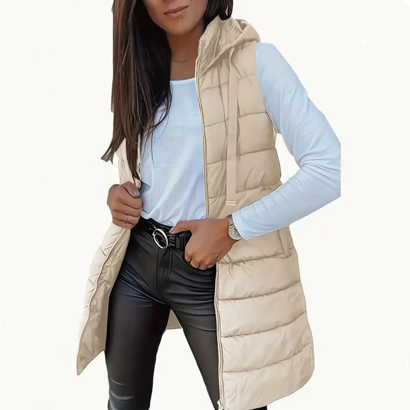 Luniva – Veste matelassée sans manches en coton