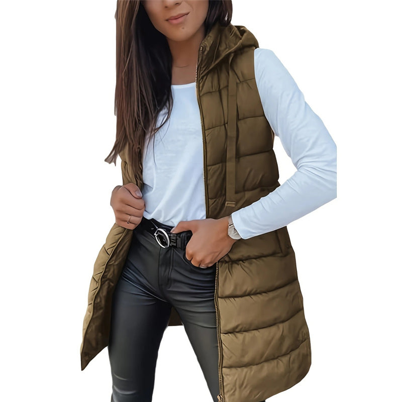 Luniva – Veste matelassée sans manches en coton