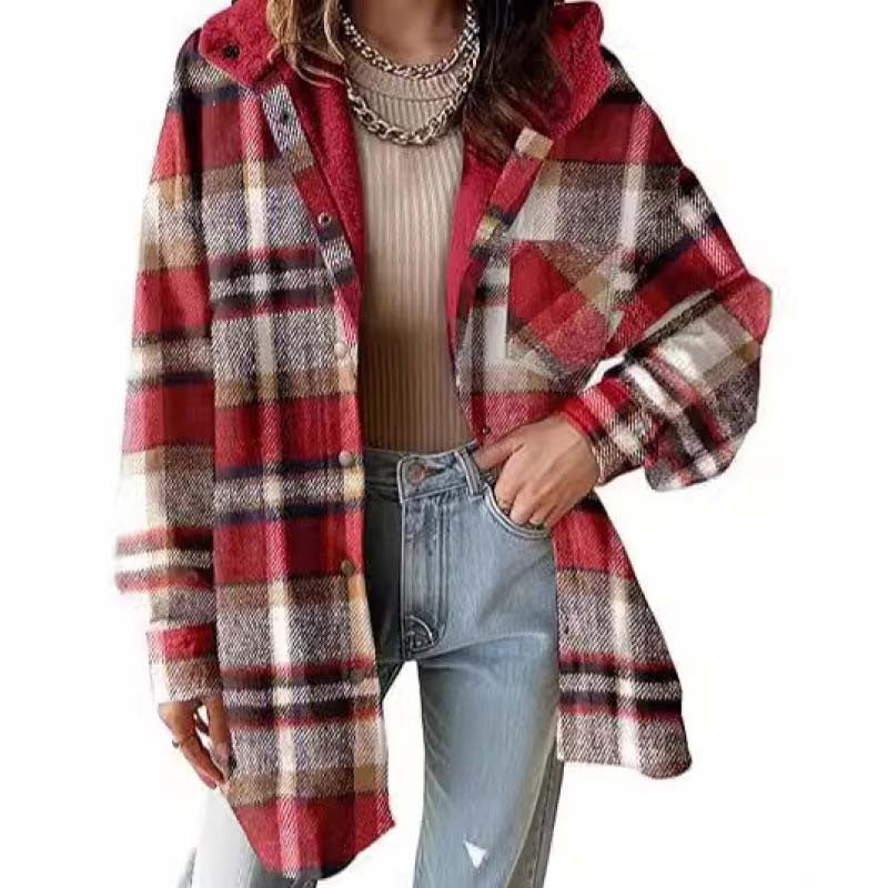 Nivara – veste à capuche en flanelle
