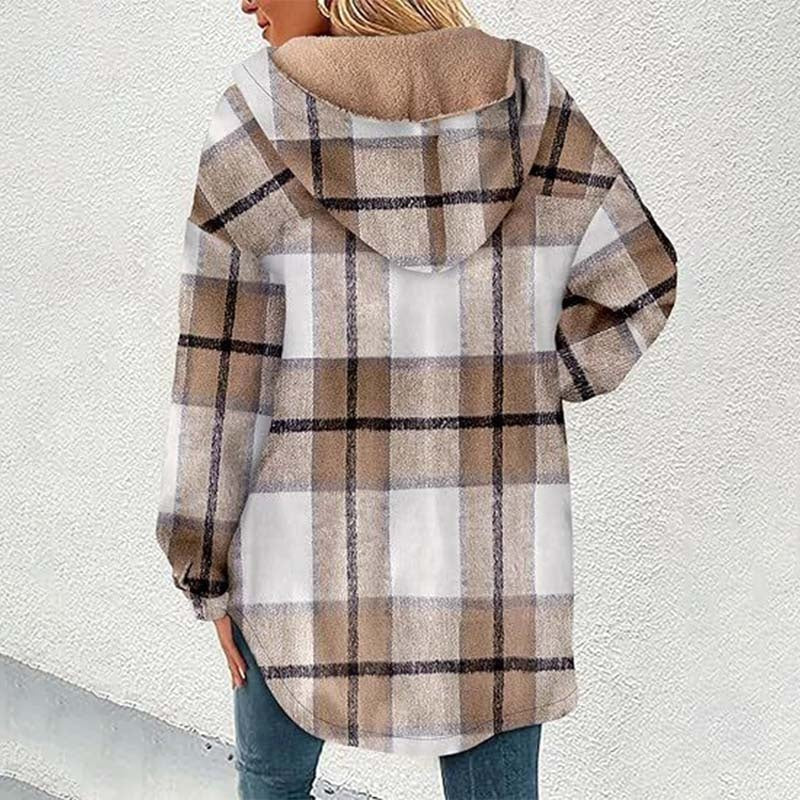 Nivara – veste à capuche en flanelle