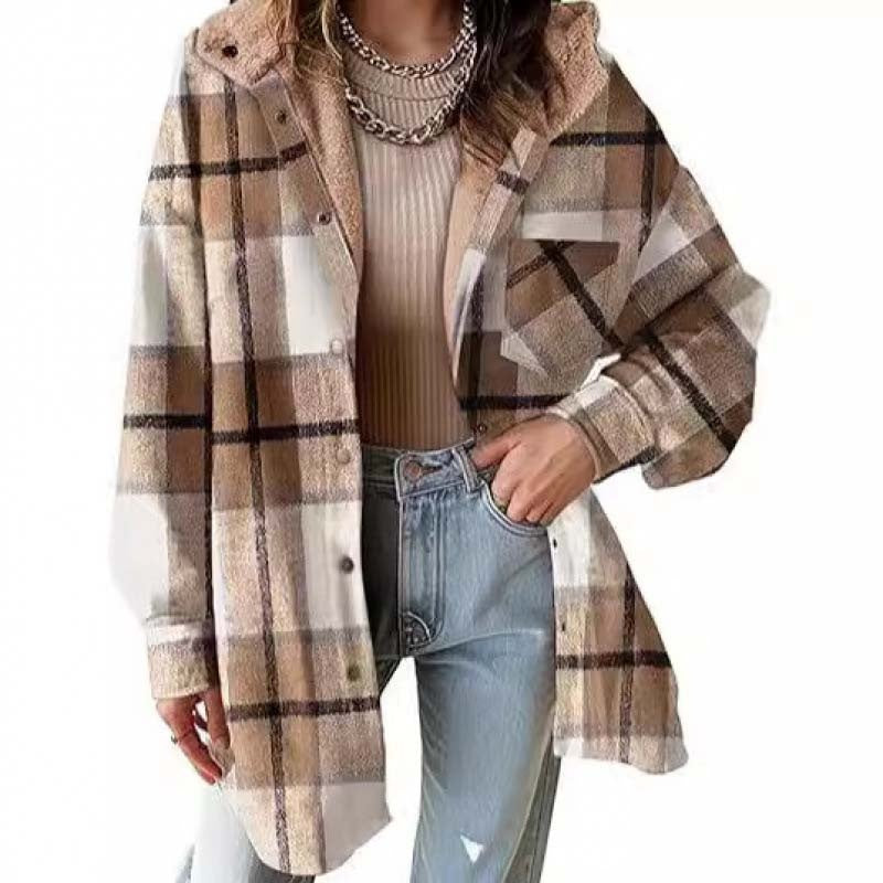 Nivara – veste à capuche en flanelle