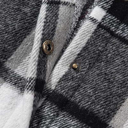 Nivara – veste à capuche en flanelle