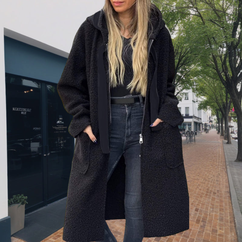 Loriva – Manteau à capuche zippé