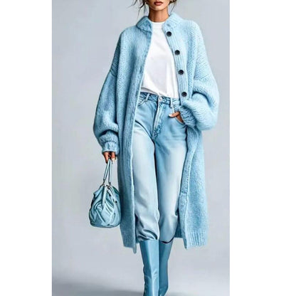 Lanira – Manteau en tricot épais à boutons