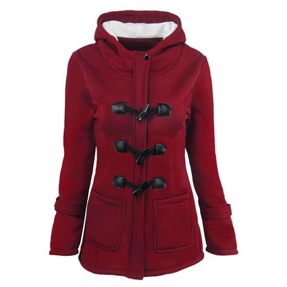 Veluna – Veste en mélange de coton à double fermeture