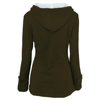 Veluna – Veste en mélange de coton à double fermeture