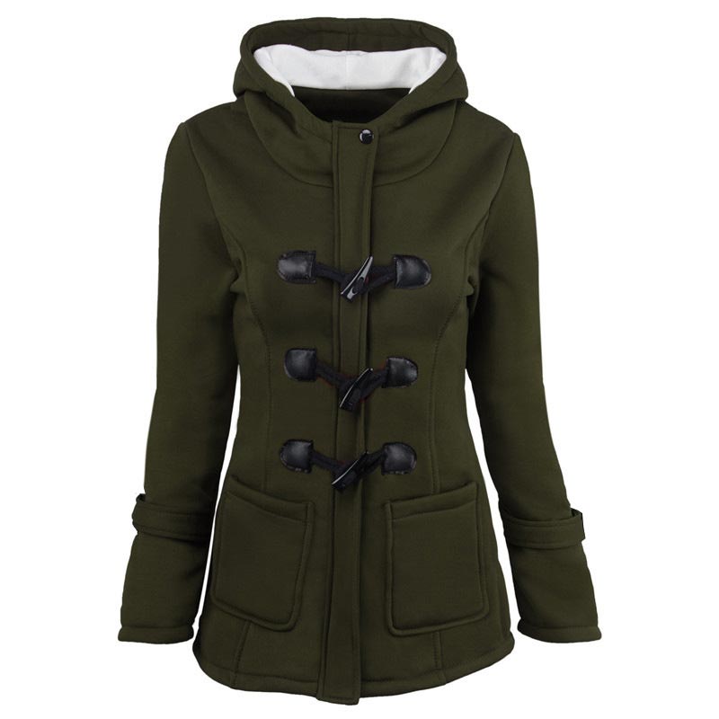 Veluna – Veste en mélange de coton à double fermeture