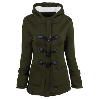 Veluna – Veste en mélange de coton à double fermeture