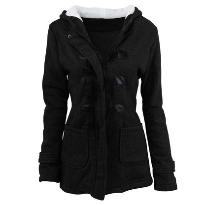 Veluna – Veste en mélange de coton à double fermeture