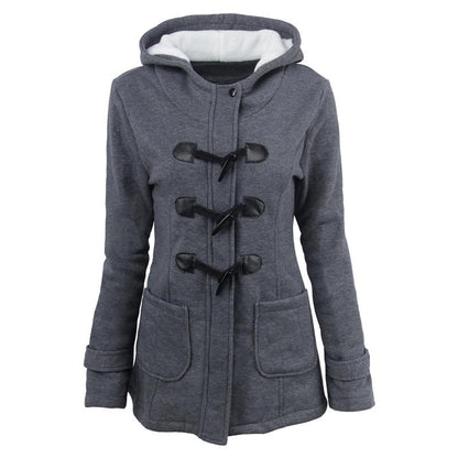 Veluna – Veste en mélange de coton à double fermeture