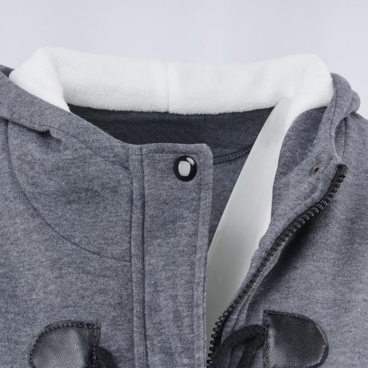 Veluna – Veste en mélange de coton à double fermeture