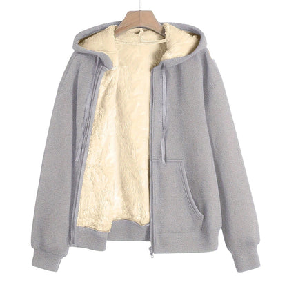 Mireva – Veste à capuche en mélange de fibres