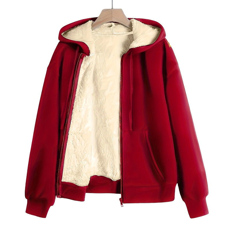 Mireva – Veste à capuche en mélange de fibres