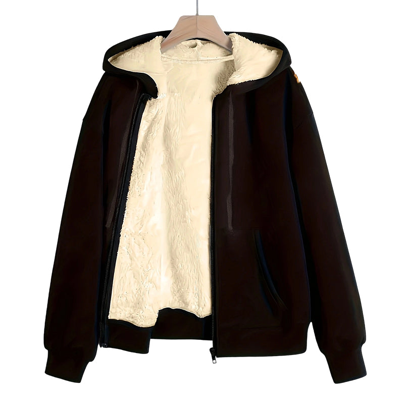 Mireva – Veste à capuche en mélange de fibres