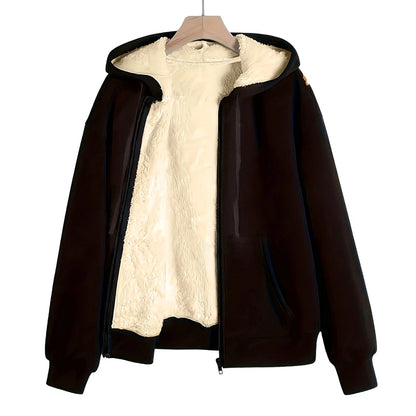 Mireva – Veste à capuche en mélange de fibres
